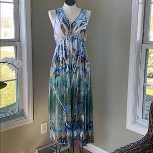 Butterfly maxi dress